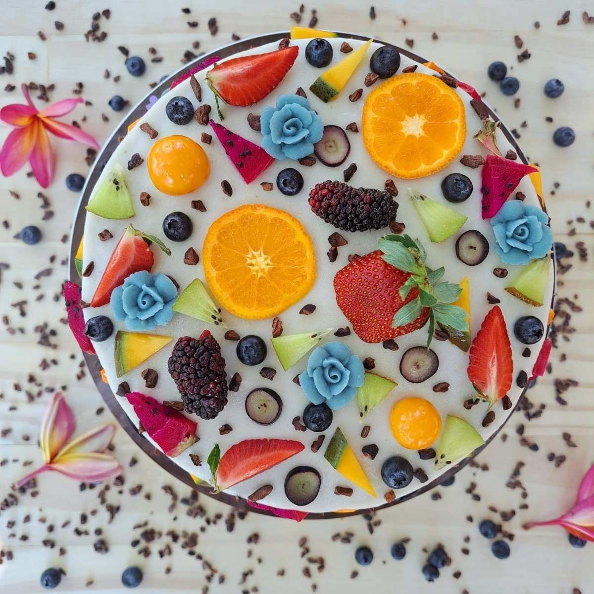 Torta totalmente funcional e decorado