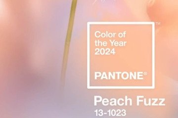 Peach Fuzz será a cor de 2023 -  (crédito: Reprodução/ Instagram/ pantone)