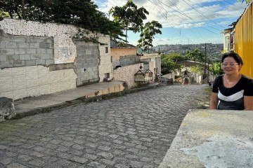 Casa de Roseilda fica bem diante do início das interdições -  (crédito: Josué Seixas)