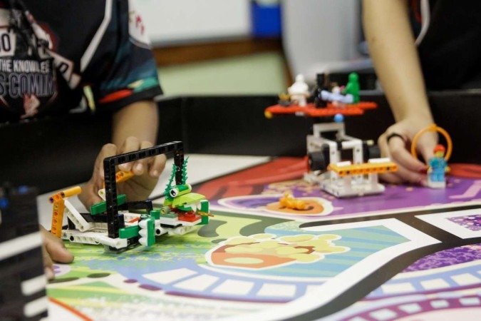 Sesi Taguatinga secia torneio de robótica com participantes entre 9 e 15 anos - (crédito: Victor Hugo Pessoa/Sesi-DF) Sesi Taguatinga secia torneio de robótica com participantes entre 9 e 15 anos - (crédito: Victor Hugo Pessoa/Sesi-DF)