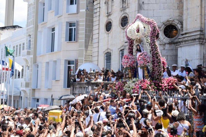 Salvador é uma das capitais onde o Dia de Nossa Senhora da Conceição é feriado e é comemorado com missas e festejos - (crédito: Arquidiocese de São Salvador da Bahia) Salvador é uma das capitais onde o Dia de Nossa Senhora da Conceição é feriado e é comemorado com missas e festejos - (crédito: Arquidiocese de São Salvador da Bahia)