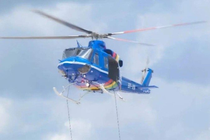 A aeronave partiu do Campo Base Ayanganna, na capital Georgetown com destino ao vilarejo de Arau, perto da fronteira da Venezuela, quando sumiu - (crédito: Reprodução/Guyana Defence Force) A aeronave partiu do Campo Base Ayanganna, na capital Georgetown com destino ao vilarejo de Arau, perto da fronteira da Venezuela, quando sumiu - (crédito: Reprodução/Guyana Defence Force)