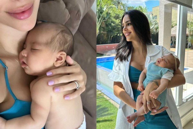 Bruna Biancardi voltou a usar aliança de compromisso com Neymar - (crédito: Reprodução Instagram) Bruna Biancardi voltou a usar aliança de compromisso com Neymar - (crédito: Reprodução Instagram)