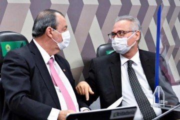 Com Omar Aziz (PSD-AM) como cotado para a presidência  e Renan Calheiros (MDB-AL) mirando na relatoria, CPI da Braskem poderá repetir dupla da CPI da Pandemia -  (crédito:  Waldemir Barreto/Agência Senado)