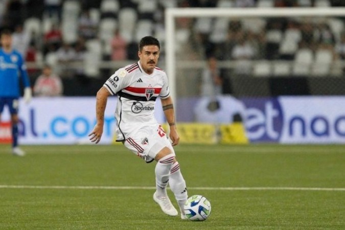Gabriel Neves pode deixar o São Paulo em 2024 -  (crédito:  Rubens Chiri/Perspectiva)