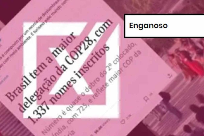 É enganoso post que diz que evento de lançamento da candidatura de