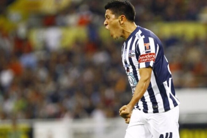 Germán Cano quando defendia as cores do Pachuca, do México  -  (crédito:  AFP via Getty Images)