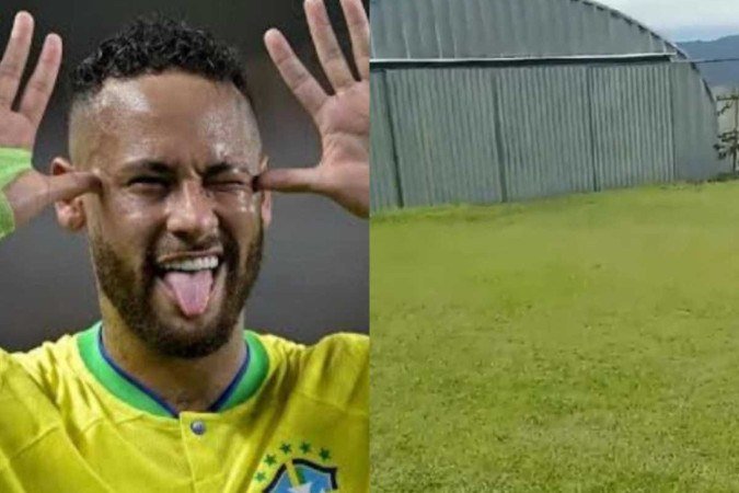 Aeroporto de Neymar - (crédito: Fotos reprodução internet) Aeroporto de Neymar - (crédito: Fotos reprodução internet)