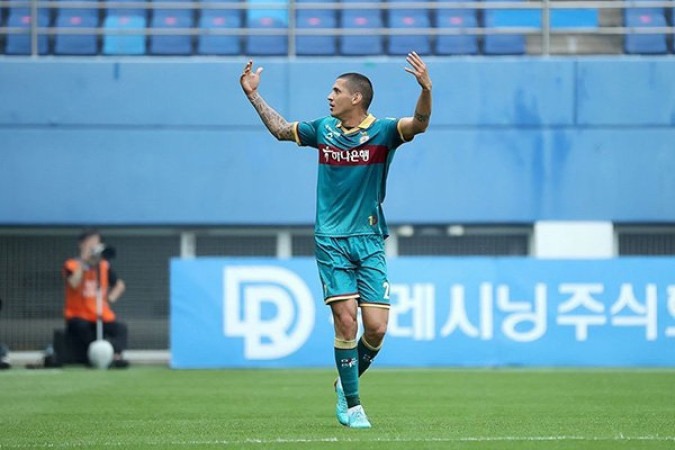 Tiago Orobó está brilhando na Coreia do Sul -  (crédito: Foto: Divulgação/Daejeon Citizen)