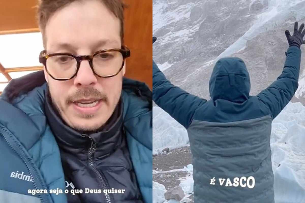 Fábio Porchat descobriu permanência do Vasco na Série A no Everest