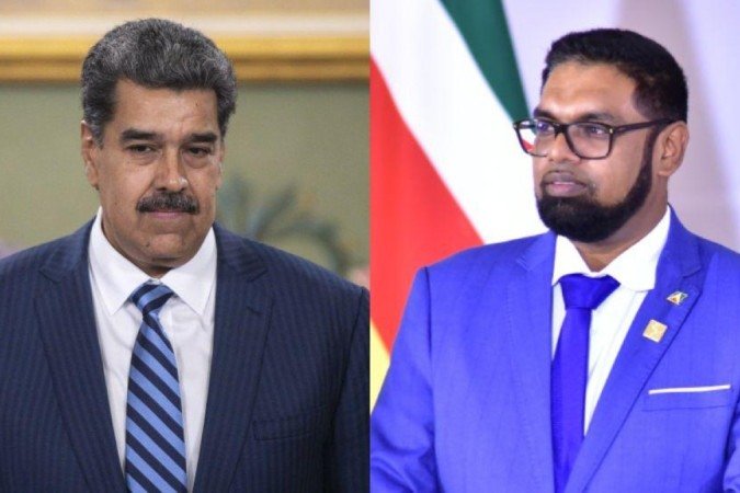 Os presidentes da Venezuela e da Guiana se reunirão na quinta-feira (14/12) em São Vicente e Granadinas para discutir o conflito de Essequibo -  (crédito: Getty Images)