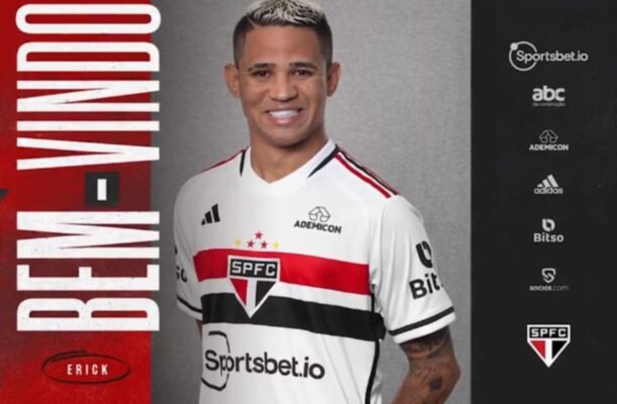 São Paulo anuncia contratação de Erick, primeiro reforço de 2024