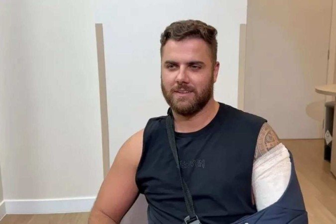 Zé Neto no hospital, durante internação após grave acidente de carro - (crédito: Reprodução Instagram) Zé Neto no hospital, durante internação após grave acidente de carro - (crédito: Reprodução Instagram)