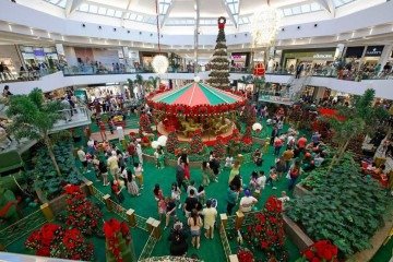 ParkShopping conta com a solidariedade do público de Brasília 
para a campanha 'Arrecadômetro de Natal' -  (crédito: Divulgação/Multiplan)