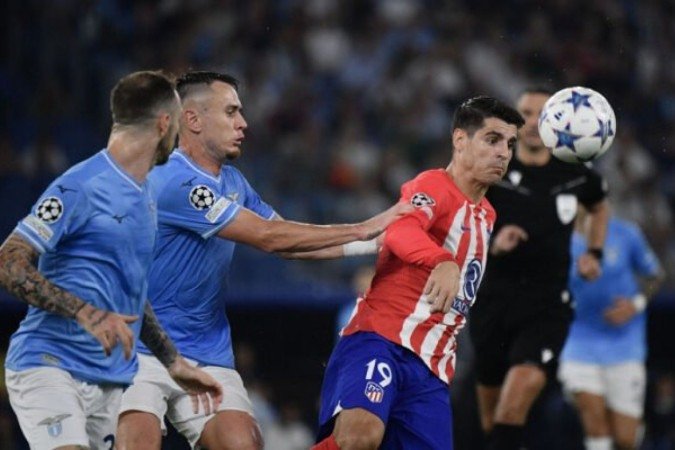 Lazio e Atlético empataram em 1 a 1 na estreia da Champions - (crédito: AFP via Getty Images) Lazio e Atlético empataram em 1 a 1 na estreia da Champions - (crédito: AFP via Getty Images)