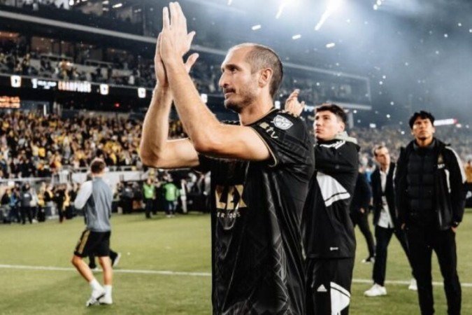 Chiellini em sua última partida pelo Los Angeles FC, vice-campeão da MLS - Foto: Divulgação / LA FC - (crédito: Foto: Divulgação / LA FC) Chiellini em sua última partida pelo Los Angeles FC, vice-campeão da MLS - Foto: Divulgação / LA FC - (crédito: Foto: Divulgação / LA FC)