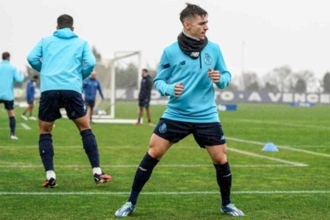 Jogadores do Porto durante treinamento da equipe - Foto: Divulgação/Porto - (crédito: Foto: Divulgação/Porto) Jogadores do Porto durante treinamento da equipe - Foto: Divulgação/Porto - (crédito: Foto: Divulgação/Porto)