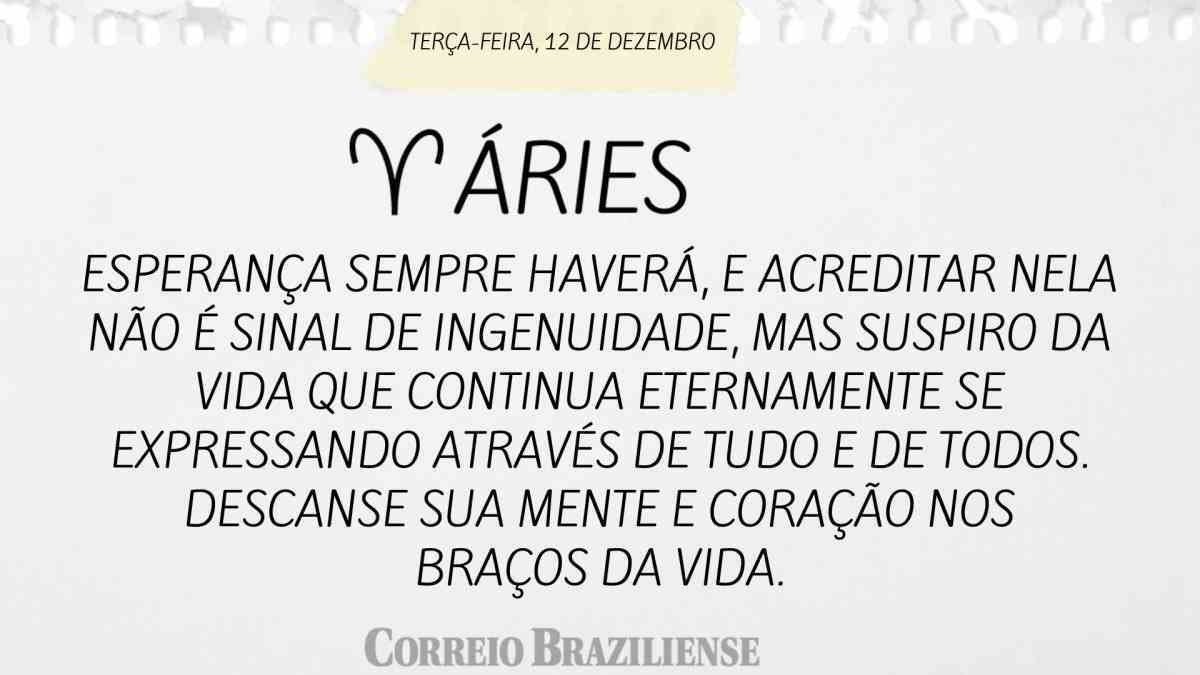 &Aacute;RIES  | 12 DE DEZEMBRO