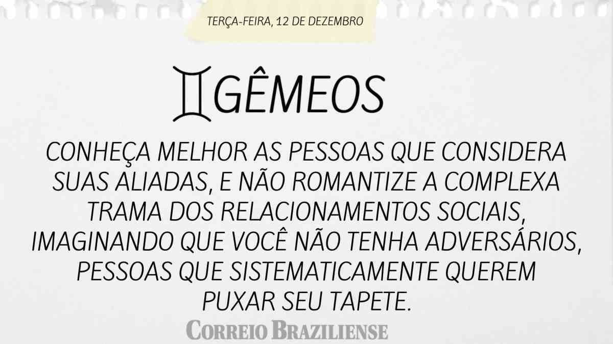 G&Ecirc;MEOS  | 12 DE DEZEMBRO