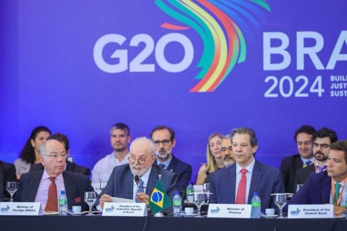 O presidente Lula participou nesta quarta-feira (13/12) de reunião do G20, no Palácio do Itamaraty, em Brasília - (crédito: Divulgação/Presidência da República) O presidente Lula participou nesta quarta-feira (13/12) de reunião do G20, no Palácio do Itamaraty, em Brasília - (crédito: Divulgação/Presidência da República)
