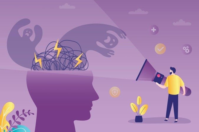 Quando controlado, o medo desempenha um papel importante para o desenvolvimento (Imagem: Naumova Marina | Shutterstock) - (crédito: EdiCase) Quando controlado, o medo desempenha um papel importante para o desenvolvimento (Imagem: Naumova Marina | Shutterstock) - (crédito: EdiCase)