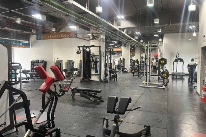 Como era a academia do CT Time Brasil em fevereiro de 2023