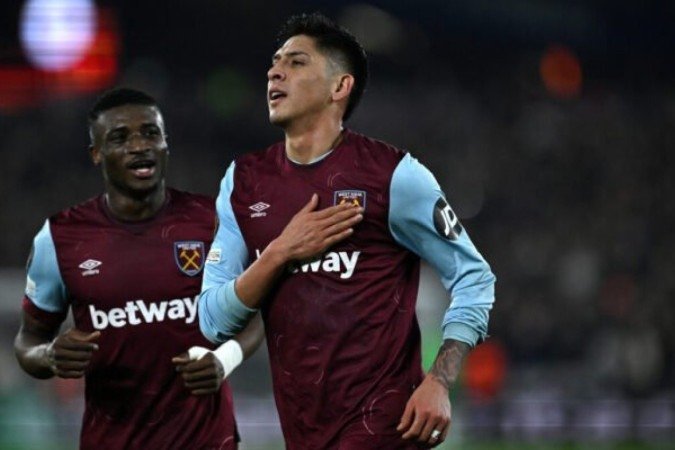 Lucas Paquetá foi um dos destaques do West Ham na fase de grupos da Liga Europa - Foto: Ben Stansall/AFP via Getty Images -  (crédito: Foto: Ben Stansall/AFP via Getty Images)