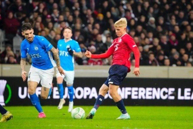 Lille encerrou a primeira fase da Liga Conferência como líder do Grupo A, com 14 pontos em seis rodadas - Foto: Divulgação / LOSC -  (crédito: Foto: Divulgação / LOSC)