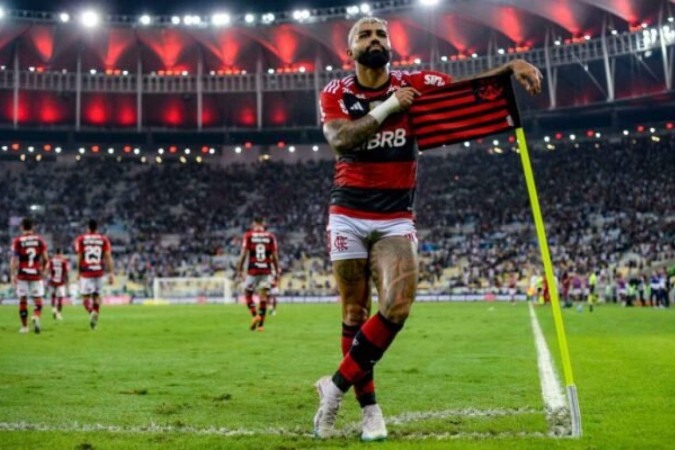 Gabigol chegou ao Flamengo em 2019 e fez 153 gols desde então -  (crédito: Foto: Marcelo Cortes/Flamengo)
