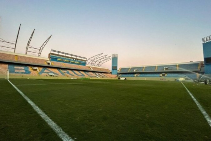 Palmeiras, em 2023, mandou alguns jogos na Arena Barueri -  (crédito: Cesar Greco/Palmeiras)