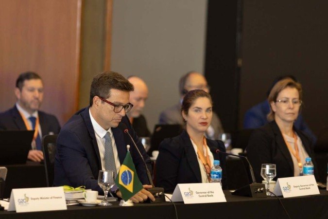 Presidente do BC, Roberto Campos Neto, ainda enalteceu iniciativas da instituição, como o Pix e o Drex - (crédito: Isabela Castilho) Presidente do BC, Roberto Campos Neto, ainda enalteceu iniciativas da instituição, como o Pix e o Drex - (crédito: Isabela Castilho)