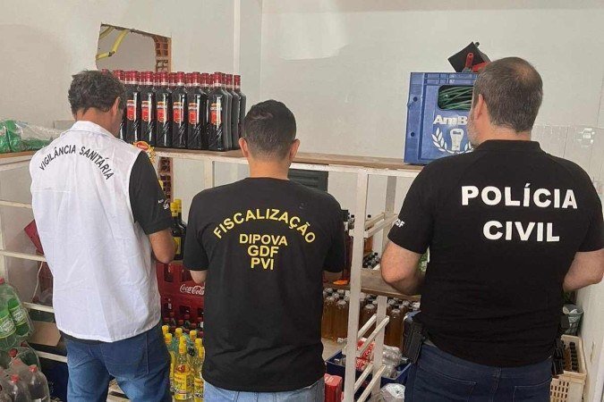 A operação foi realizada nesta quinta-feira, em Vicente Pires - (crédito: Reprodução) A operação foi realizada nesta quinta-feira, em Vicente Pires - (crédito: Reprodução)