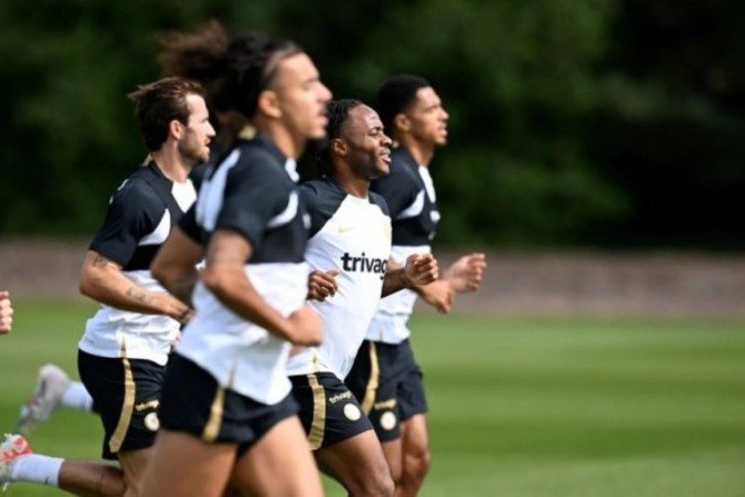 Jogadores do Chelsea durante treinamento da equipe - Foto: Divulgação/Chelsea FC - (crédito: Foto: Divulgação/Chelsea FC) Jogadores do Chelsea durante treinamento da equipe - Foto: Divulgação/Chelsea FC - (crédito: Foto: Divulgação/Chelsea FC)