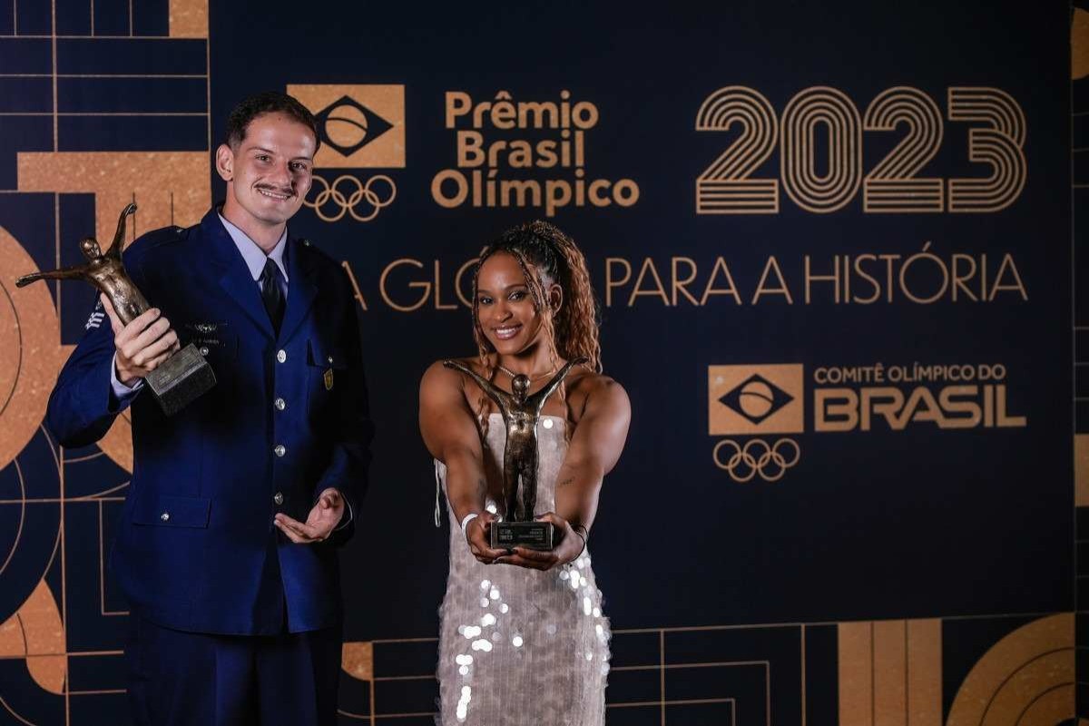 Rebeca Andrade e Marcus D'Almeida são os melhores atletas de 2023