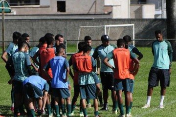 Liderado pelo técnico Jonatan Gabriel, elenco alviverde manteve peças do grupo campeão do Candanguinho e agregou nomes do time sub-17 -  (crédito: Minervino Júnior/CB/D.A.Press)