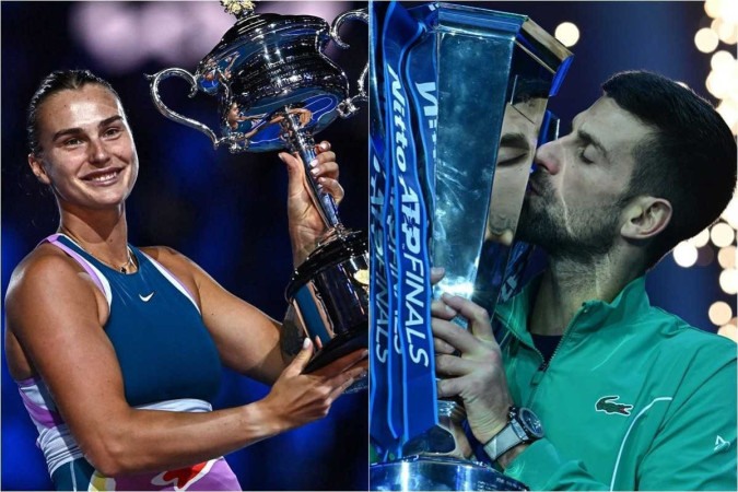 Djokovic e Sabalenka são eleitos melhores tenistas de 2023 pela ITF, tênis
