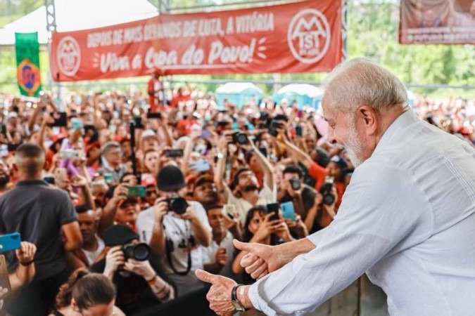 Presidente Lula em evento de do início das obras do empreendimento Copa do Povo - (crédito: Ricardo Stuckert/PR) Presidente Lula em evento de do início das obras do empreendimento Copa do Povo - (crédito: Ricardo Stuckert/PR)