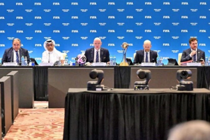 Fifa anunciou novo formato para Mundial de Clubes  -  (crédito: Foto: Reprodução/Instagram @gianni_infantino)