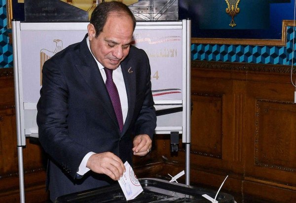  Reprodução/Handout / Egyptian Presidency / AFP