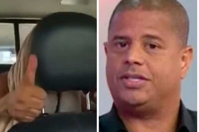 Marcelinho Carioca encontrado em São Paulo -  (crédito: Reprodução/RecordTV e reprodução/TV)