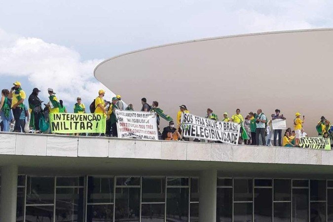 O evento será um ato a favor da democracia e relembrará a tentativa de golpe de Estado ocorrida em 8 de janeiro - (crédito: Evandro Eboli/CB/D.A Press) O evento será um ato a favor da democracia e relembrará a tentativa de golpe de Estado ocorrida em 8 de janeiro - (crédito: Evandro Eboli/CB/D.A Press)