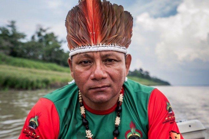 'Tenho 49 anos de idade e nunca vi nada igual antes', diz Oliveira Tikuna sobre a seca - (crédito: BBC) 'Tenho 49 anos de idade e nunca vi nada igual antes', diz Oliveira Tikuna sobre a seca - (crédito: BBC)