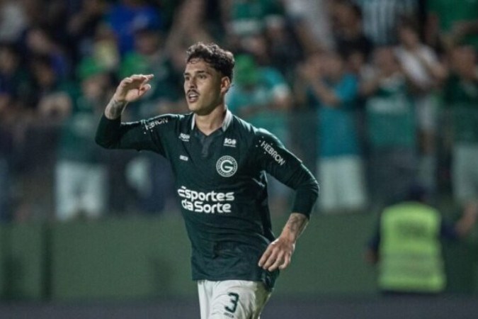 Lucas Halter durante partida pelo Goiás -  (crédito: Foto: Heber Gomes / Goiás)