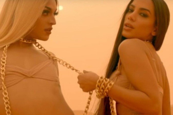 Pabllo Vittar e Anitta - (crédito: Reprodução/ YouTube) Pabllo Vittar e Anitta - (crédito: Reprodução/ YouTube)