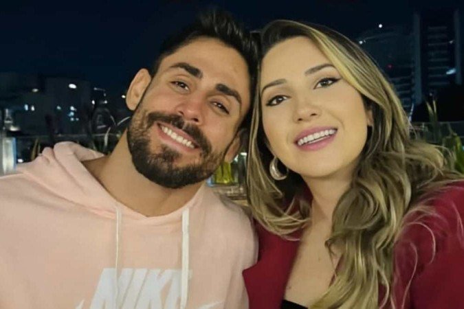 Cara de Sapato e Amanda Meirelles  -  (crédito: Reprodução Instagram)