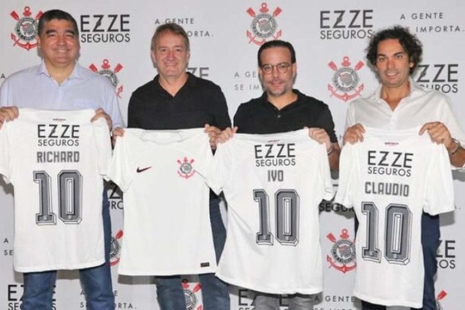 EZZE Seguros é a nova patrocinadora do Corinthians -  (crédito: Foto: José Manoel Idalgo)