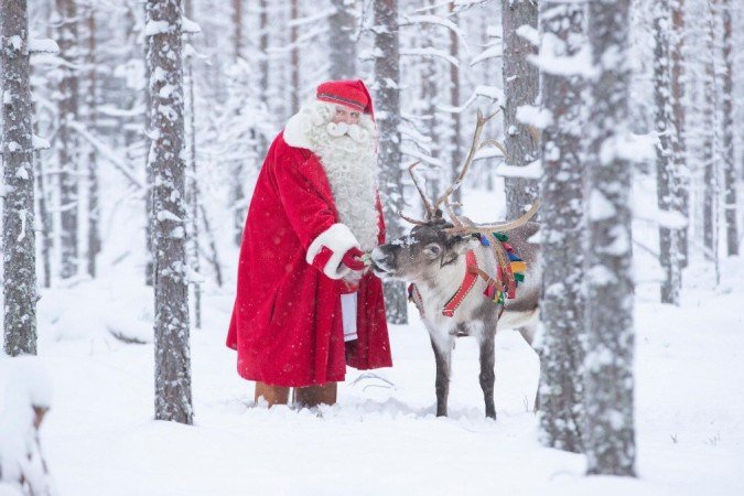 Segundo lenda finlandesa, Papai Noel mora em montanha na Lapônia - (crédito: Visit Rovaniemi) Segundo lenda finlandesa, Papai Noel mora em montanha na Lapônia - (crédito: Visit Rovaniemi)