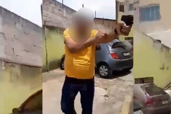 O homem ameaçou o síndico e a vizinha - (crédito: material cedido ao Correio) O homem ameaçou o síndico e a vizinha - (crédito: material cedido ao Correio)