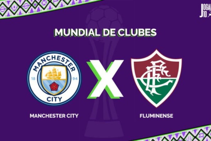 Manchester City e Fluminense se enfrentam no Mundial de Clubes -  (crédito: Divulgação / Fluminense e Reprodução / Man. City TV)