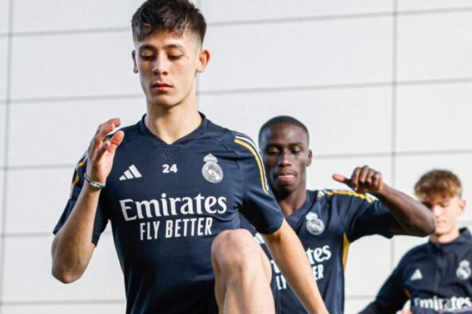 Treino do Real Madrid -  (crédito: Foto: Divulgação/Real Madrid)